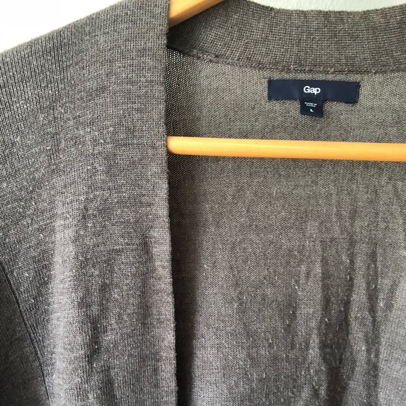 Grey/brown GAP cardigan - Picture 4 of 4